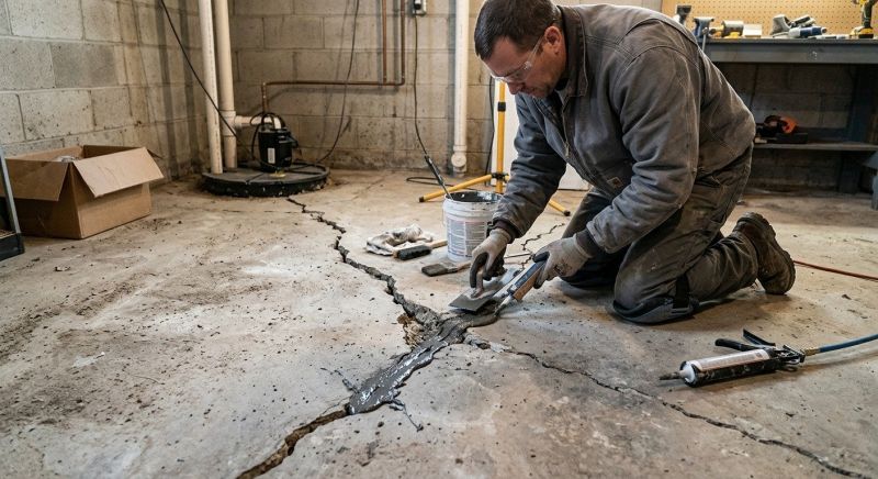 Cracked Basement Floor Repair in Homosassa, FL