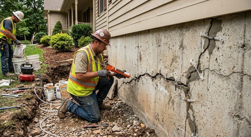 Cracked Foundation Repair in Dunnellon, FL