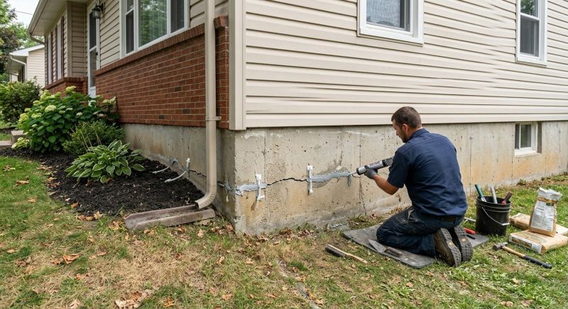 Cracked Foundation Repair in Hernando County, FL