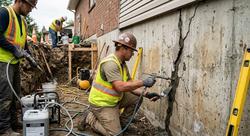 Cracked Foundation Repair in Hernando, FL