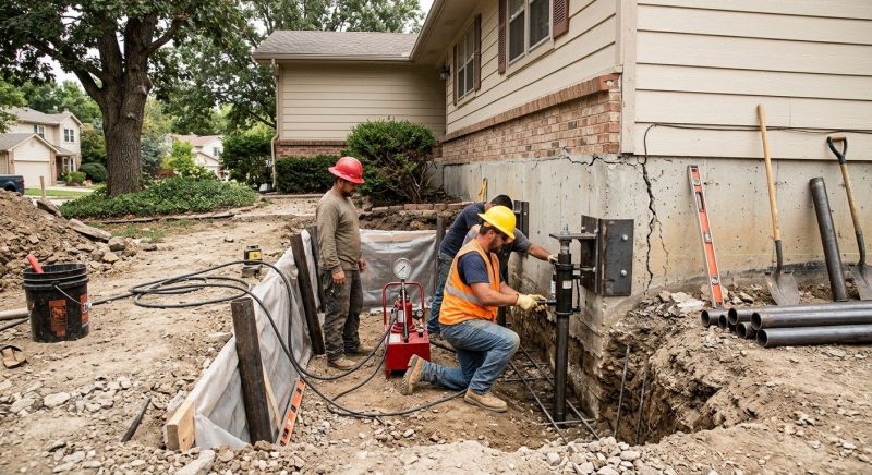 Cracked Foundation Repair in Hernando, FL