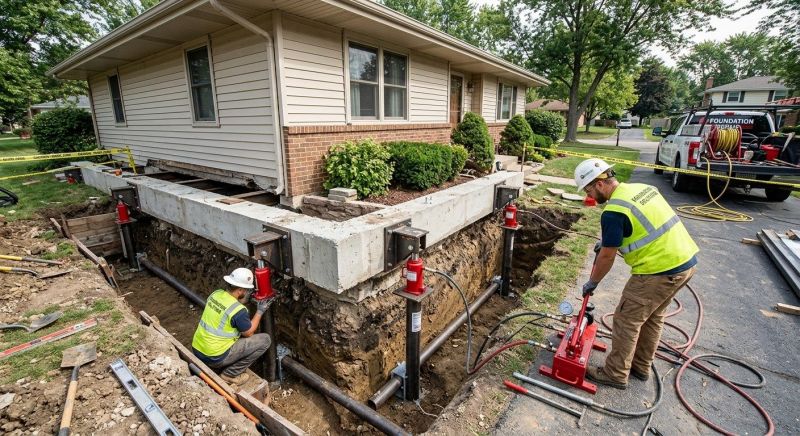 Foundation Jacking in Brooksville, FL