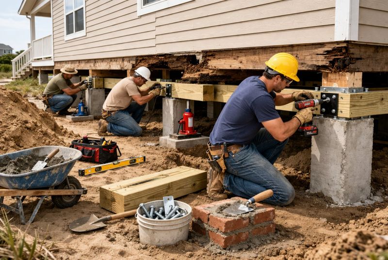 Foundation Raising in Crystal River, FL