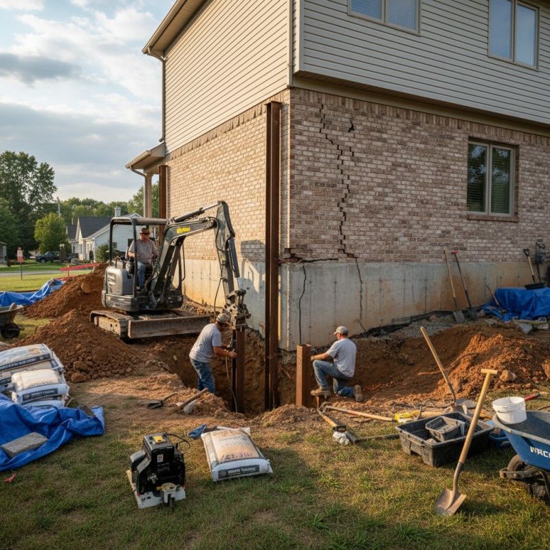 Foundation Settlement Repair in Homosassa, FL