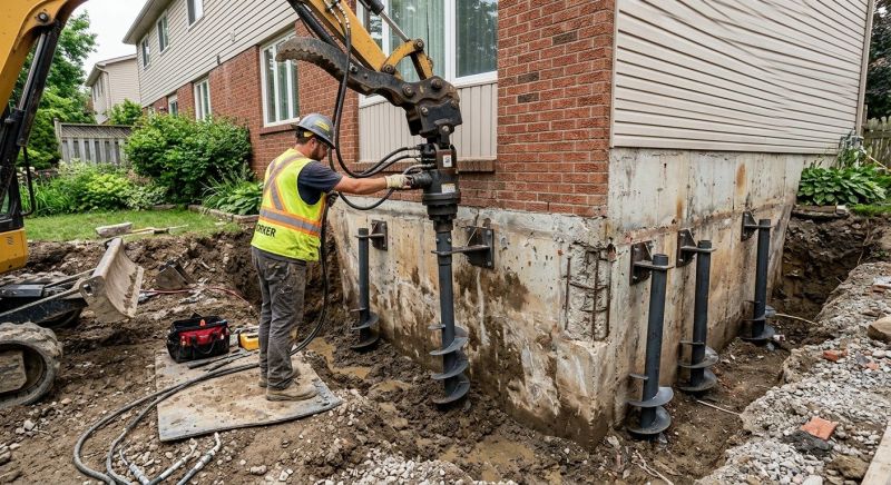 Helical Piers Installation in Homosassa, FL