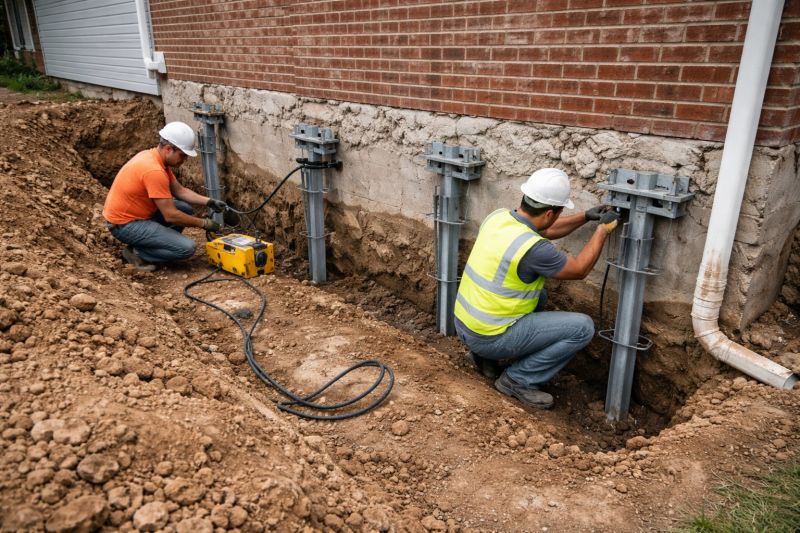 Helical Piers Installation in Homosassa, FL