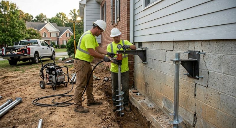 Helical Pile Installation in Homosassa, FL
