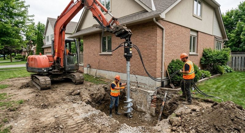Helical Pile Installation in Homosassa, FL