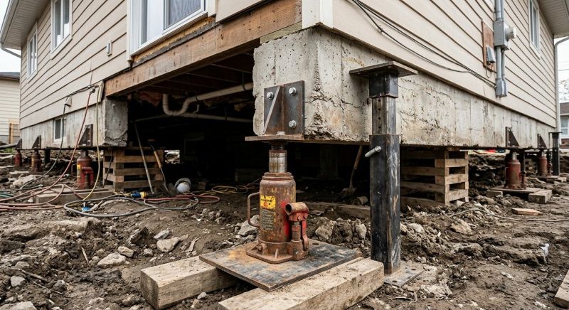 Sinking Foundation Lifting in Homosassa, FL