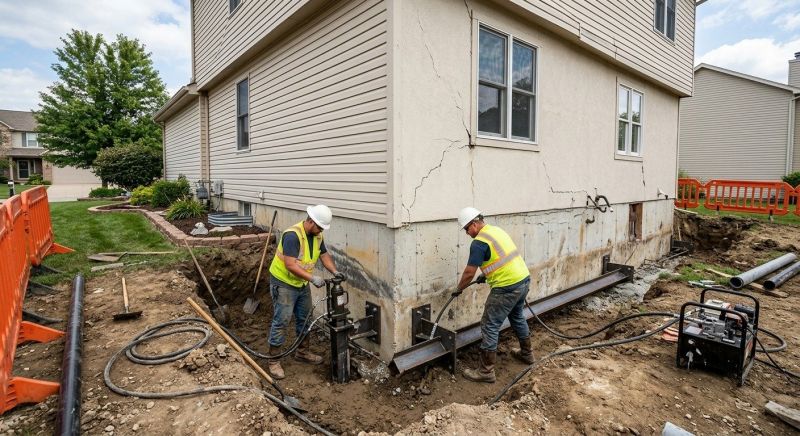 Sinking Foundation Repair in Citrus County, FL