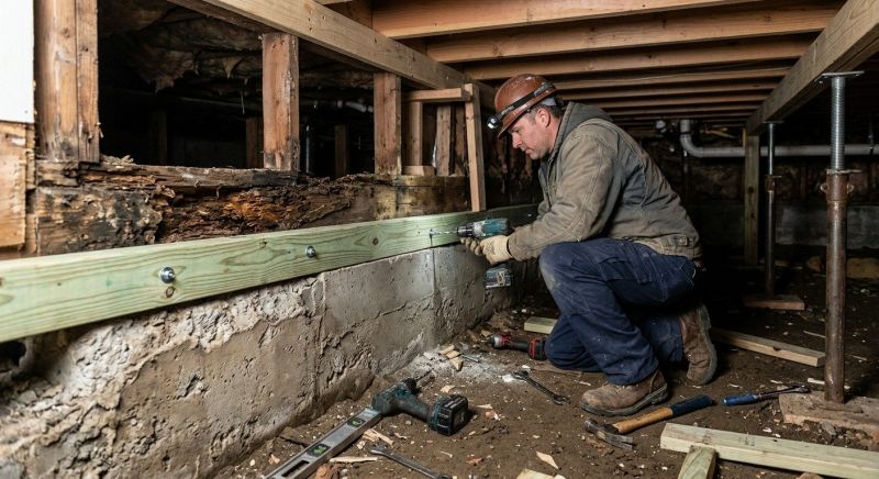 Sinking Foundation Repair in Hernando County, FL