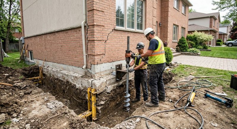Sinking Foundation Repair in Inverness, FL