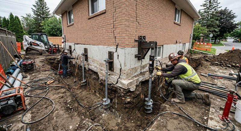 Sinking Foundation Repair in Lecanto, FL